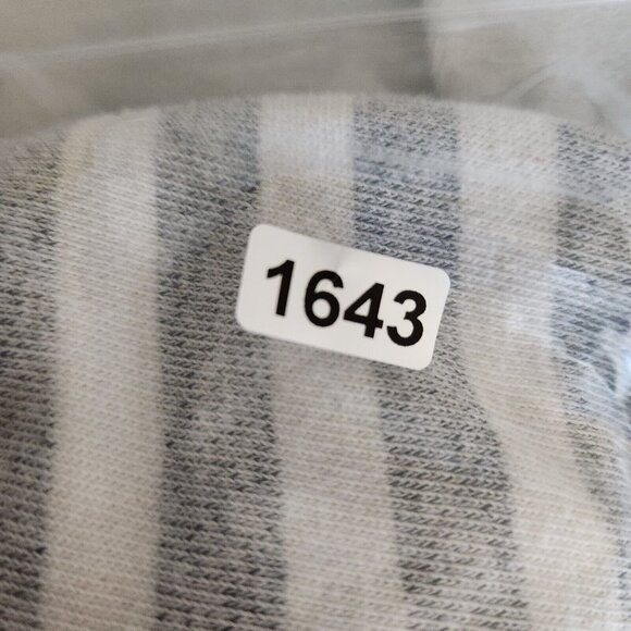 Intimately Free People Jacket‎ Gray Stripe Hooded Tie Waist Lounge Ivory small - Picture 13 of 14